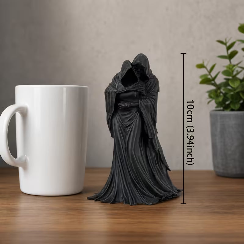 Gothic Style book shelf Décor, Embracing Couple