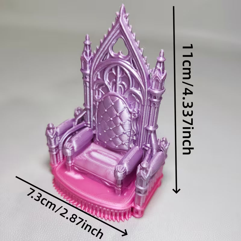 Gorgeous Throne Statue - Gothic Seat Ornament Book shelf decor