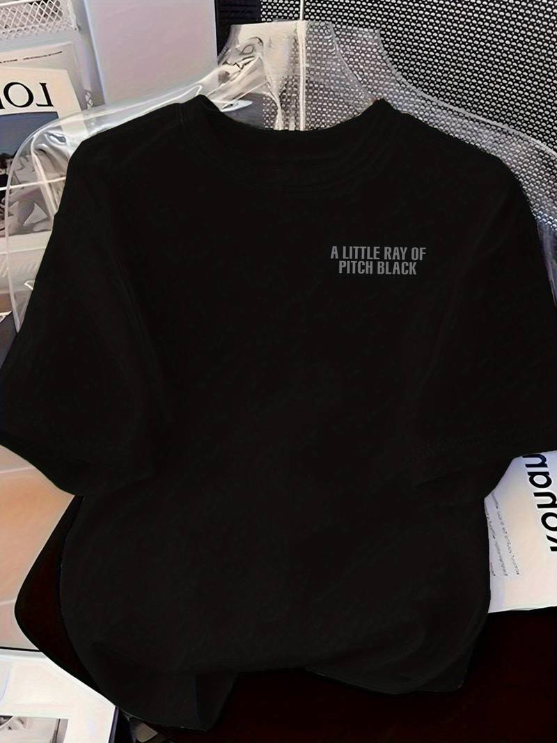 Women's "A Little Ray of Pitch Black" Graphic T-Shirt