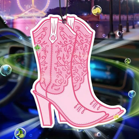 Boots, car air freshener