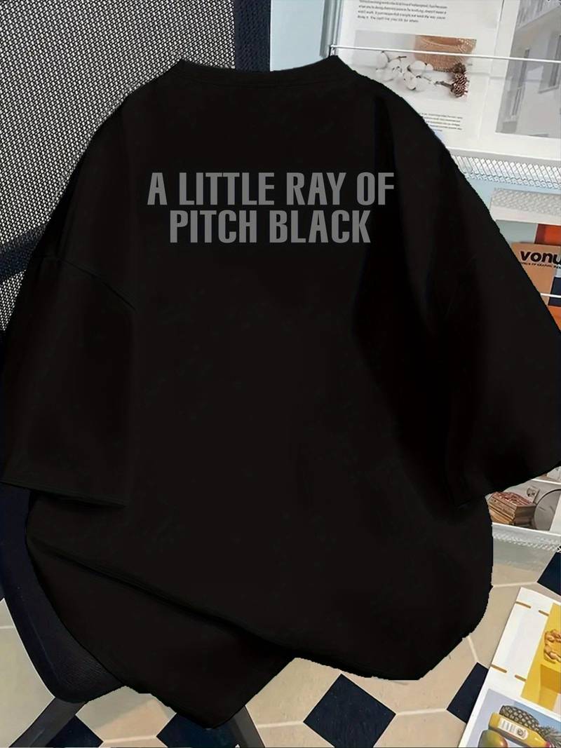 Women's "A Little Ray of Pitch Black" Graphic T-Shirt