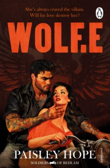 WOLF.E - Paisley Hope exclusive red sprayed edges