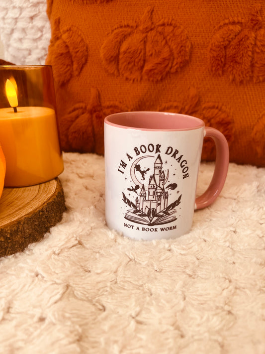 'I'm A Book Dragon' Mug