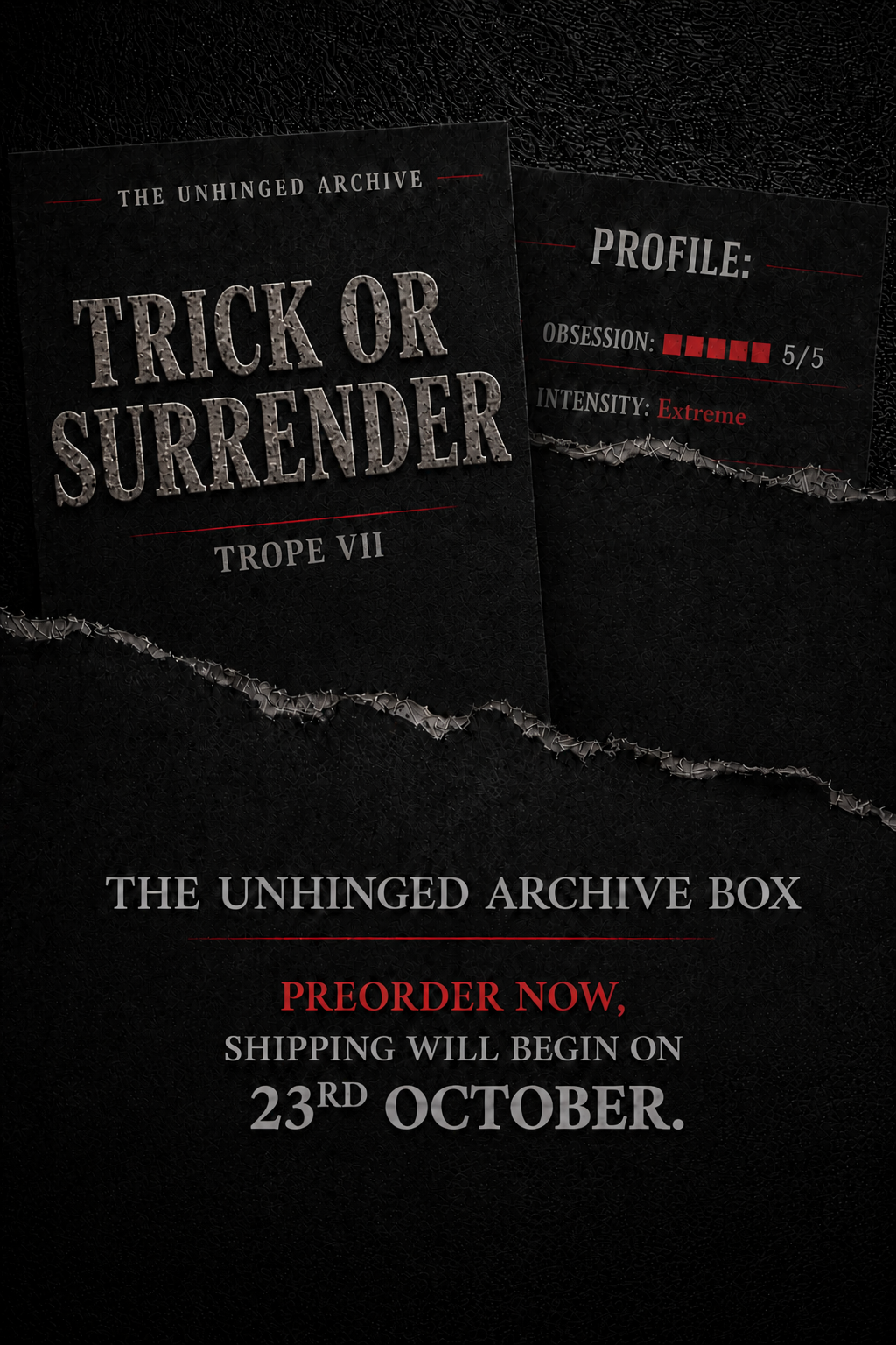 The Unhinged Archive OctoberTrope VIII