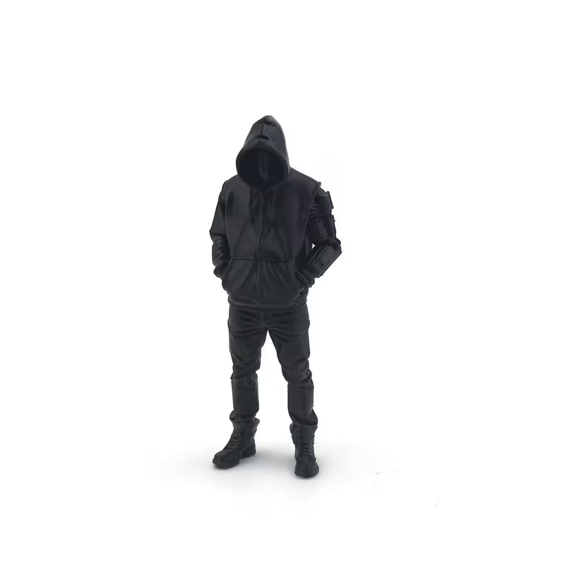 Black Hoodie Statue, Book shelf décor