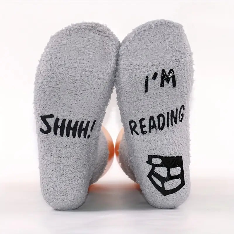 'Shhh! I'm Reading' Socks One size