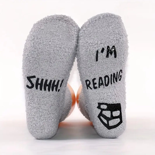 'Shhh! I'm Reading' Socks One size