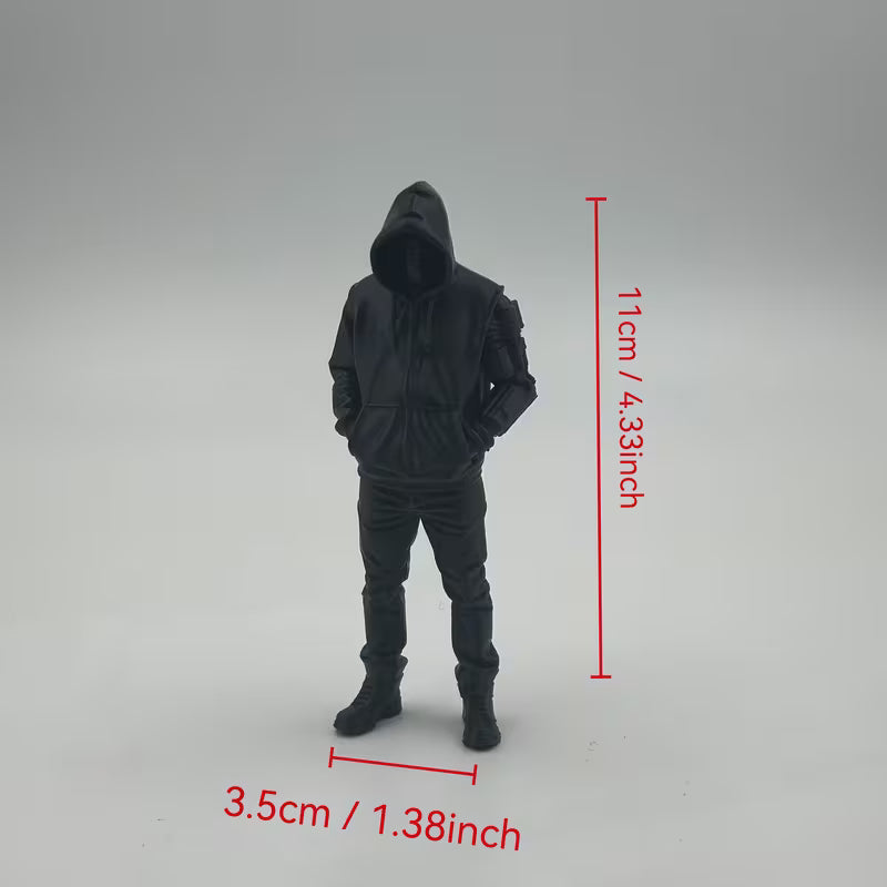 Black Hoodie Statue, Book shelf décor