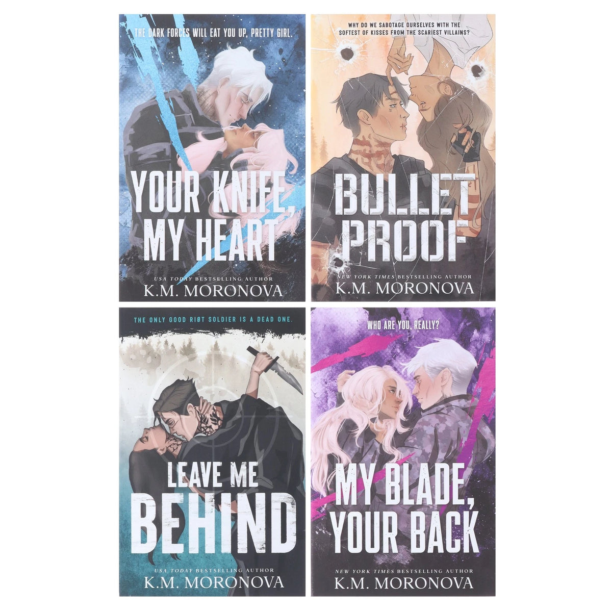 Dark Forces Series by K.M. Moronova 4 Books Set
