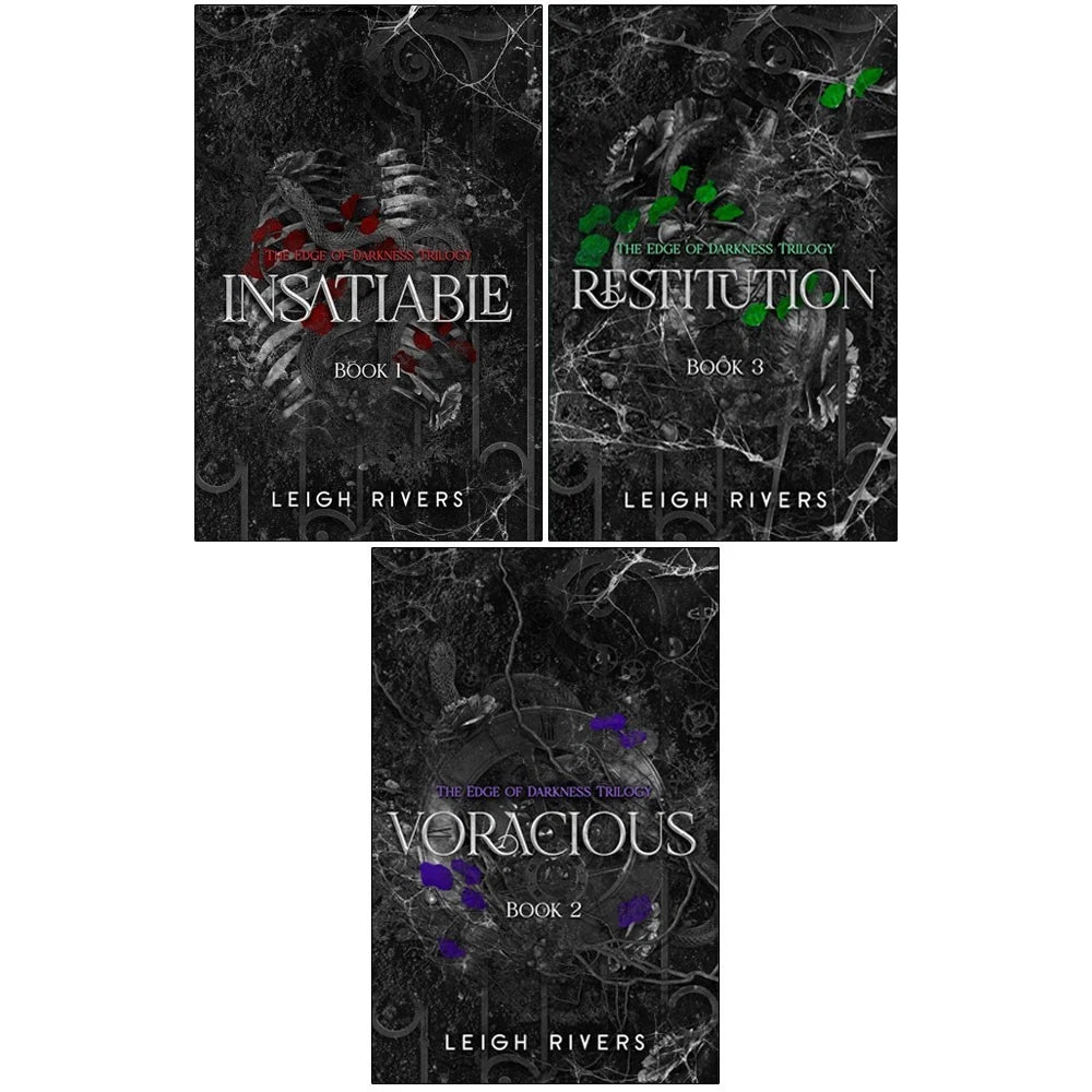 Edge of Darkness Trilogy Deluxe Edition 3 Books Collection Set by Leigh Rivers Deluxe edition